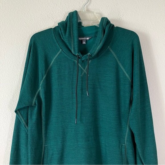 TITLE NINE by Toad & Co Intermosso Hoodie Dress Long Sleeve Gorpcore Travel L - Picture 8 of 13